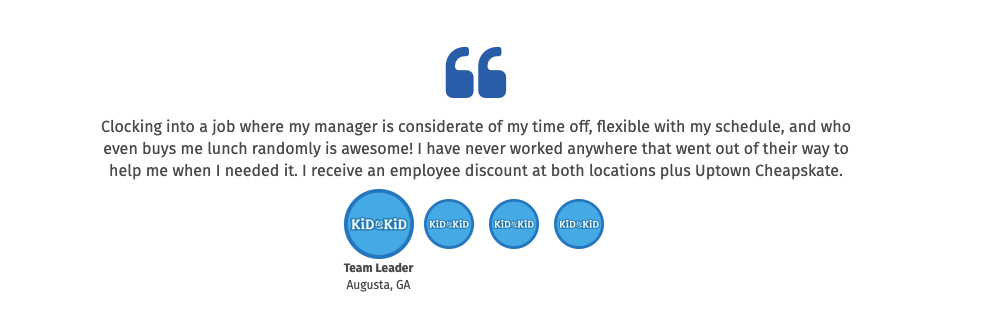 Kid-to-Kid employee testimonial