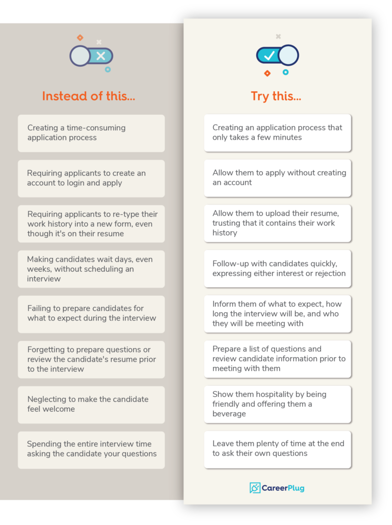 how to improve candidate experience