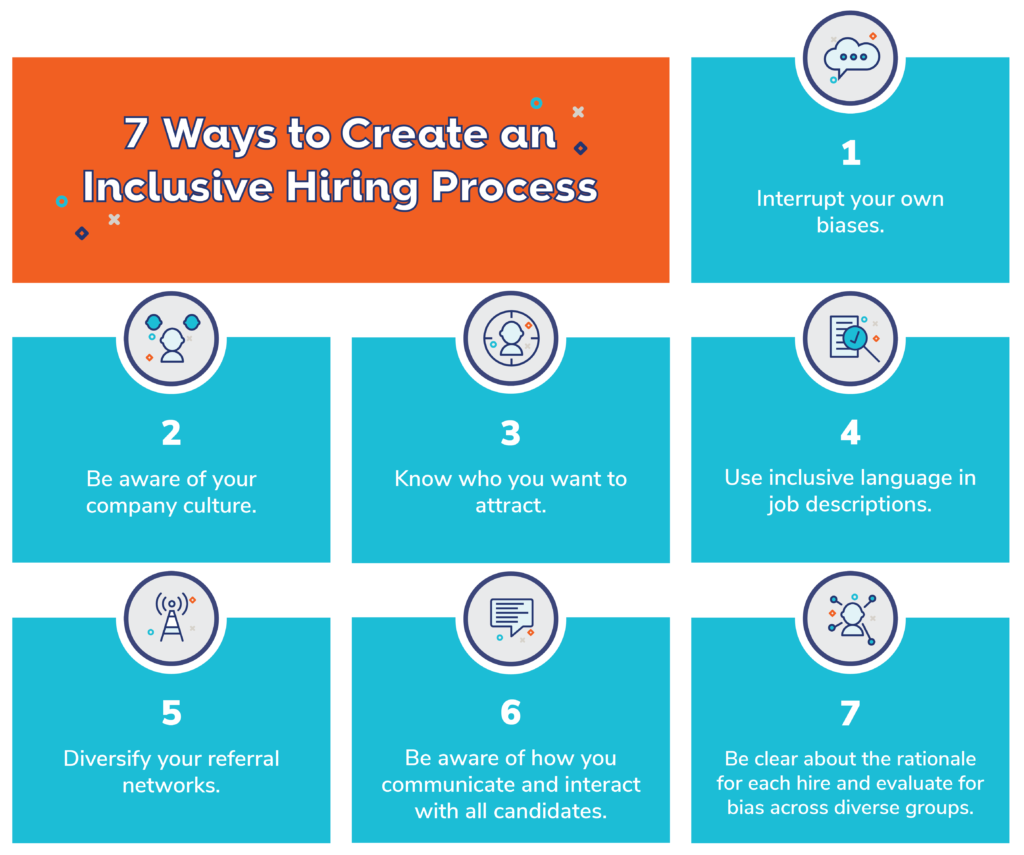 ways to create diversity equity and inclusion in hiring 