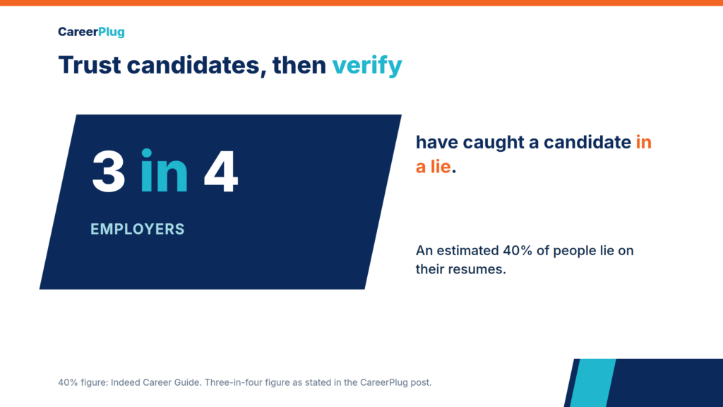 candidate lie during hiring process