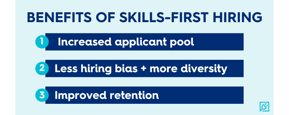 benefits of skills-first hiring 