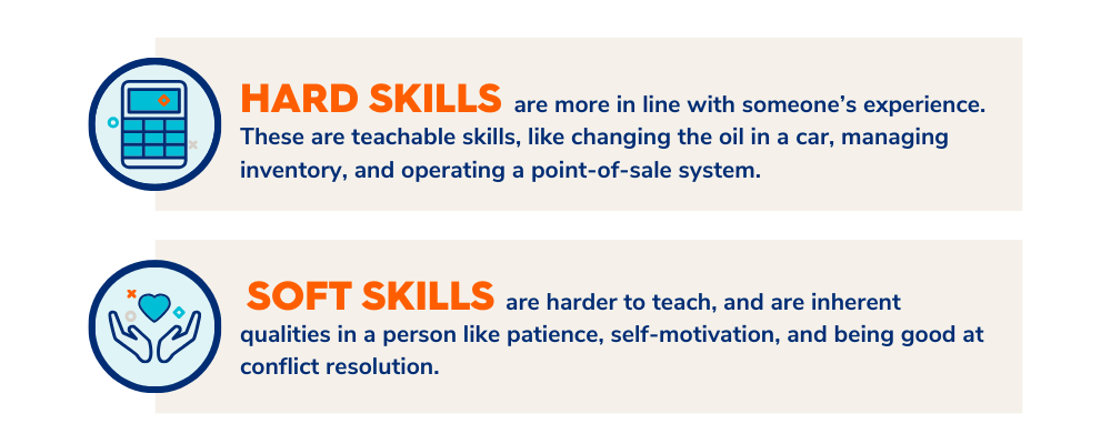 difference between hard skills and soft skills 