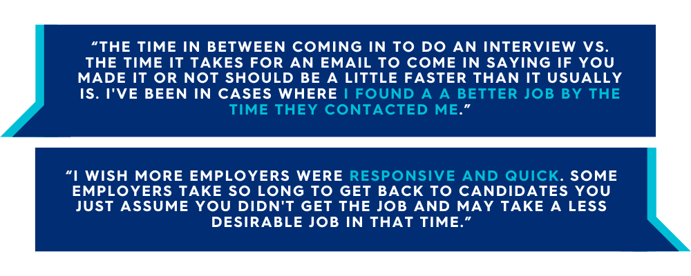 job seeker quotes on responsive employers 